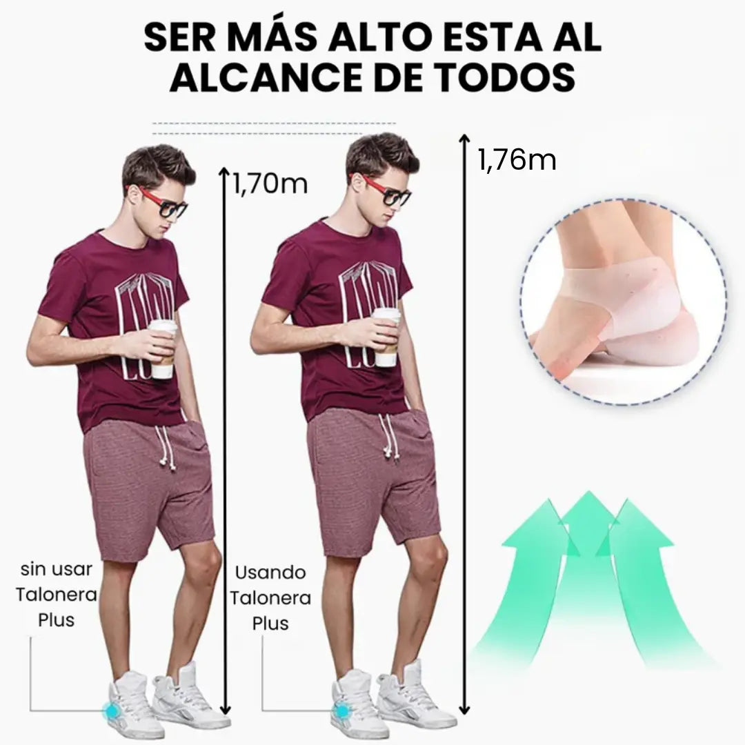 Talonera Invisible - Gana 3cm de Altura al Instante - Promocion de Febrero 2x1 😎